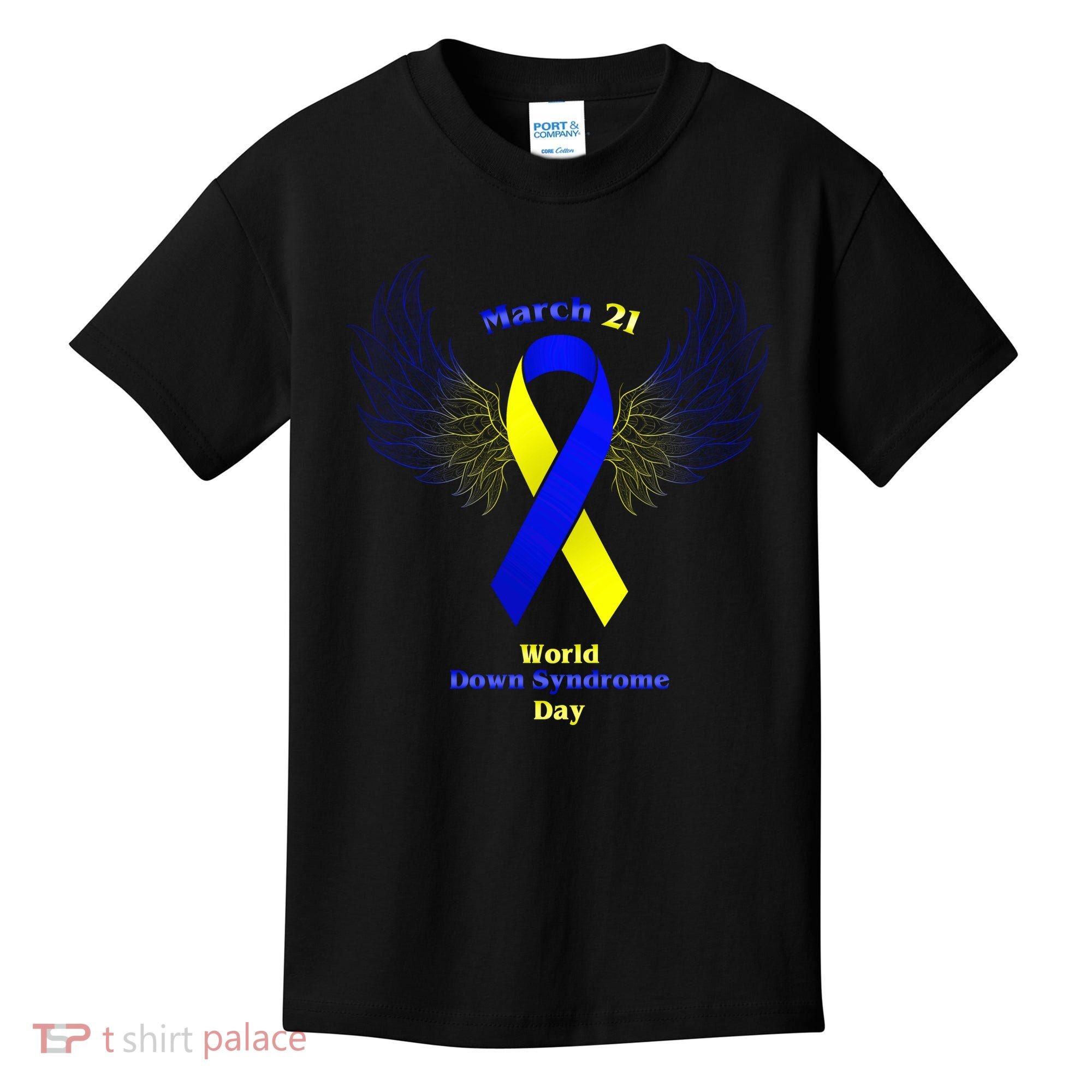 March 21 World Down Syndrome Day Kids T-Shirt