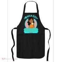 March Birthday Girl Knows More Than You Realize Apron thumb 0
