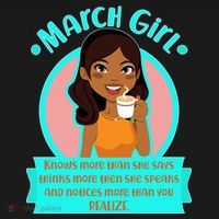 March Birthday Girl Knows More Than You Realize Women's Hoodie thumb 2
