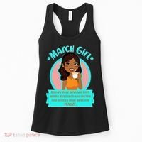 March Birthday Girl Knows More Than You Realize Women's Tank Top thumb 0