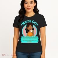 March Birthday Girl Knows More Than You Realize Women's T-Shirt thumb 4