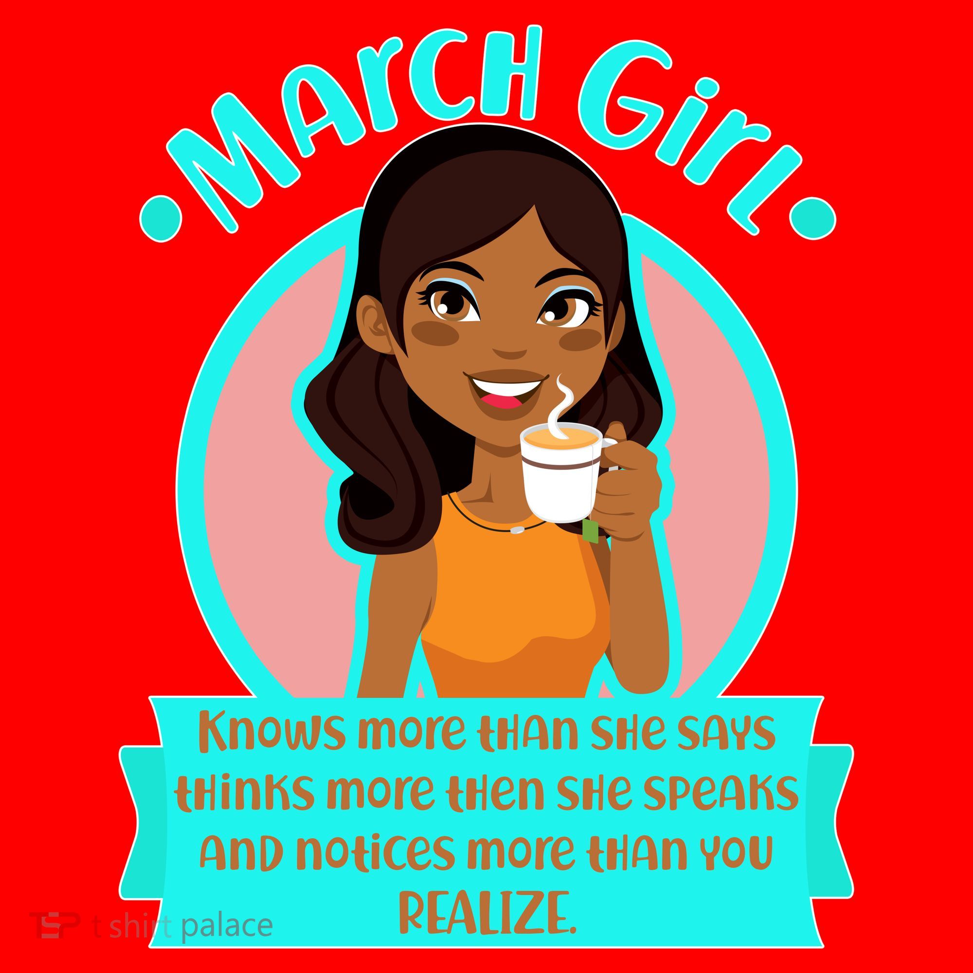 March Birthday Girl Knows More Than You Realize Santa Hat