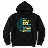 March Birthday Guy Has 3 Sides Sweet Funny Crazy  Hoodie thumb 0