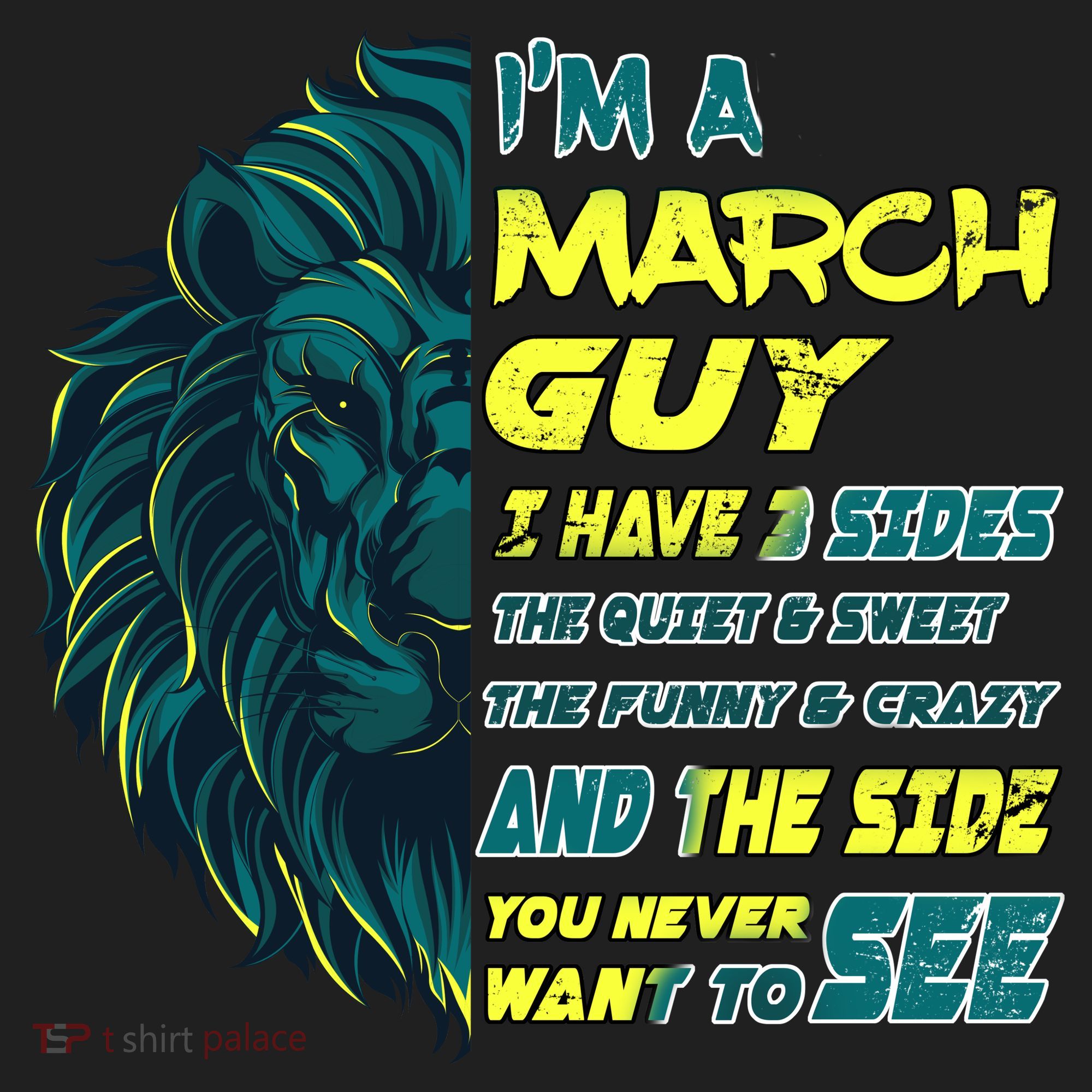 March Birthday Guy Has 3 Sides Sweet Funny Crazy  Hat