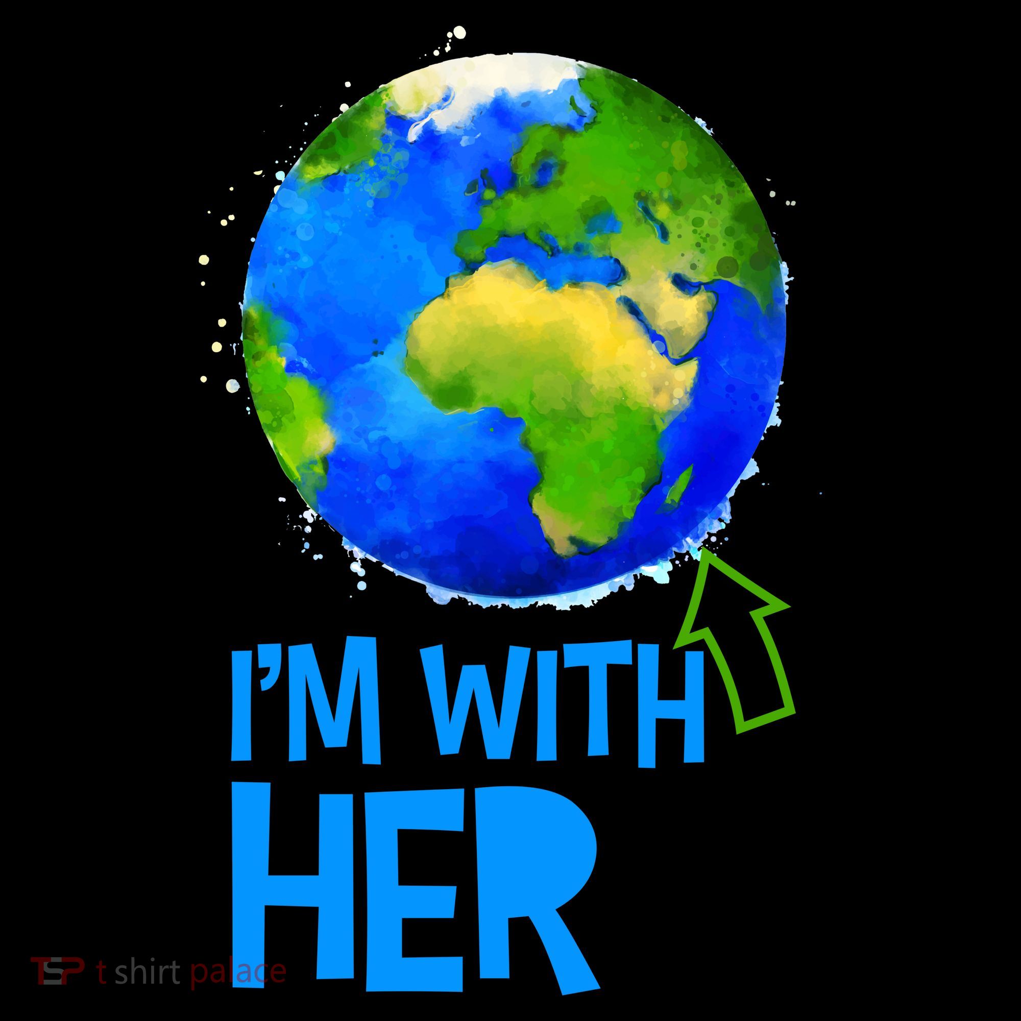March For Science I'm With Her Earth Globe Scientists Apron