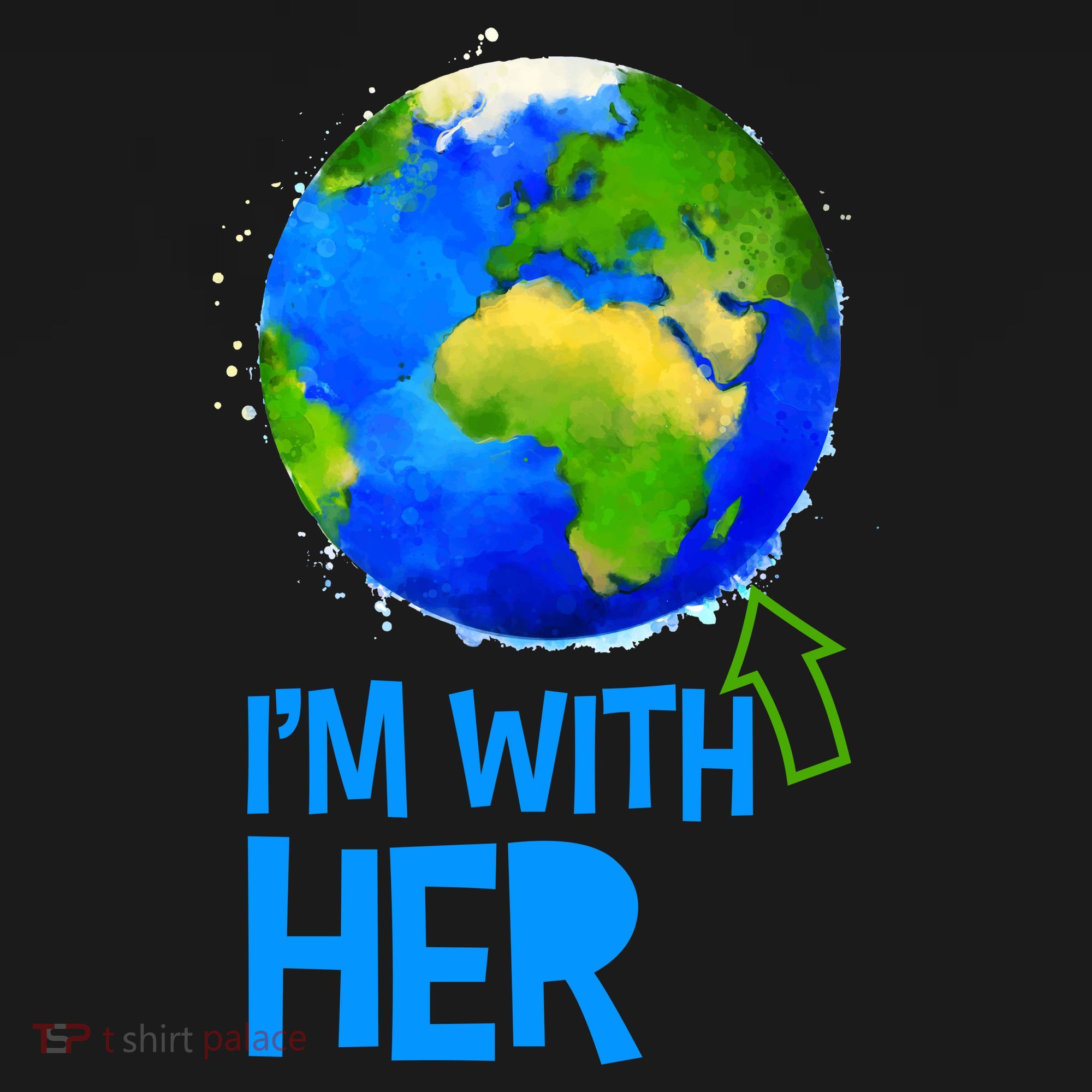 March For Science I'm With Her Earth Globe Scientists Sweatshirt