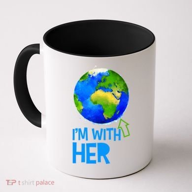 March For Science I'm With Her Earth Globe Scientists Coffee Mug