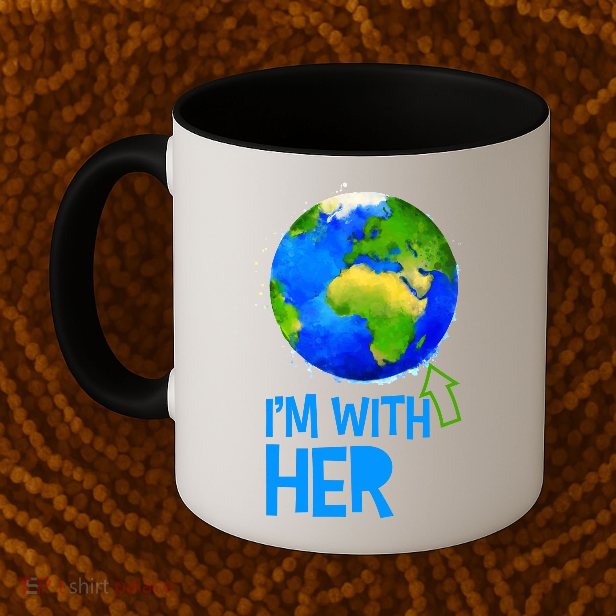 March For Science I'm With Her Earth Globe Scientists Coffee Mug