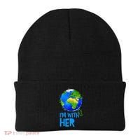 March For Science I'm With Her Earth Globe Scientists Beanie thumb 0