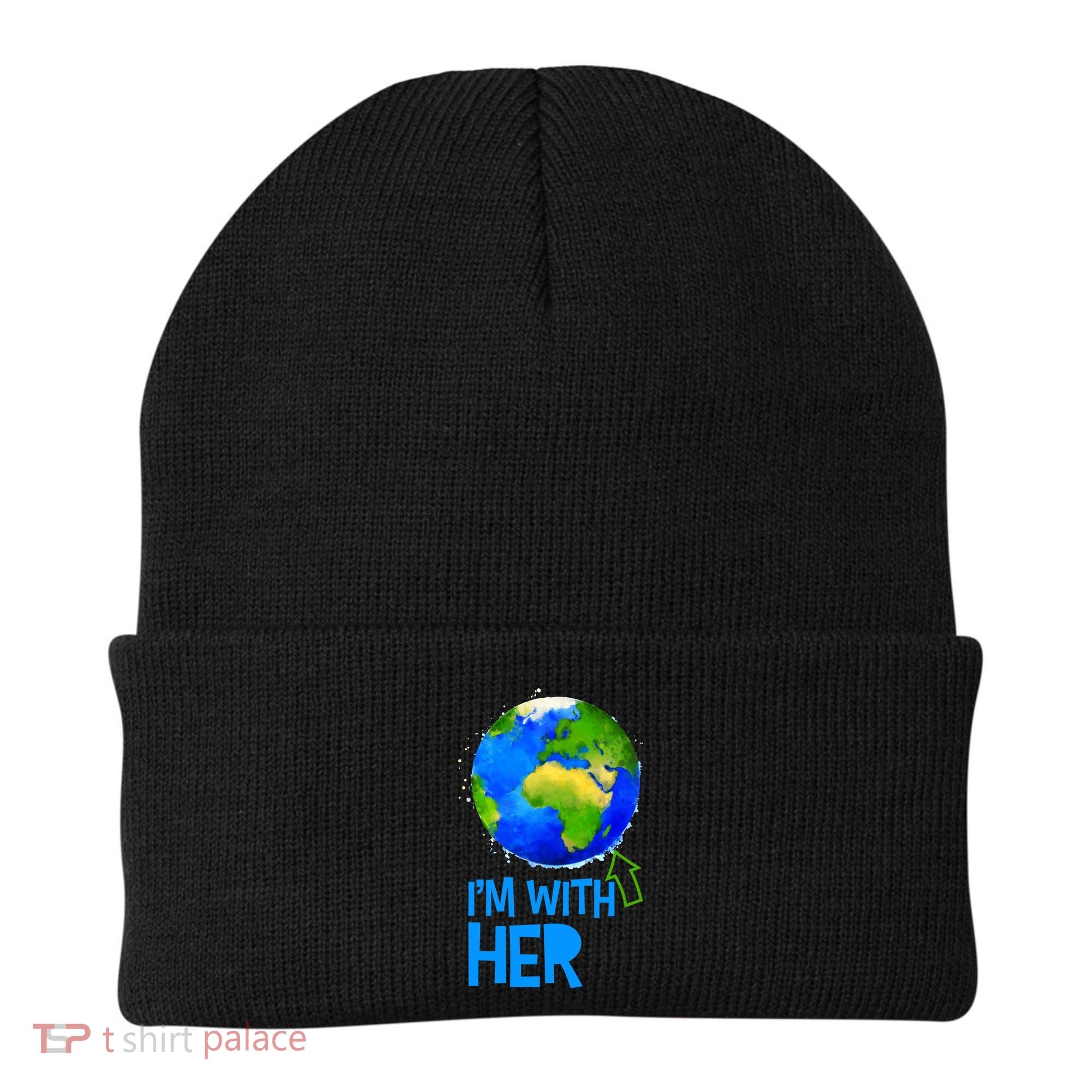 March For Science I'm With Her Earth Globe Scientists Beanie