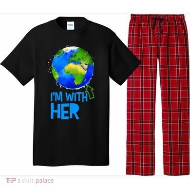 March For Science I'm With Her Earth Globe Scientists Pajama Set