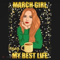 March Girl Living My Best Life Backpack thumb 2