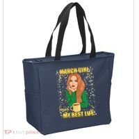 March Girl Living My Best Life Tote Bag thumb 2
