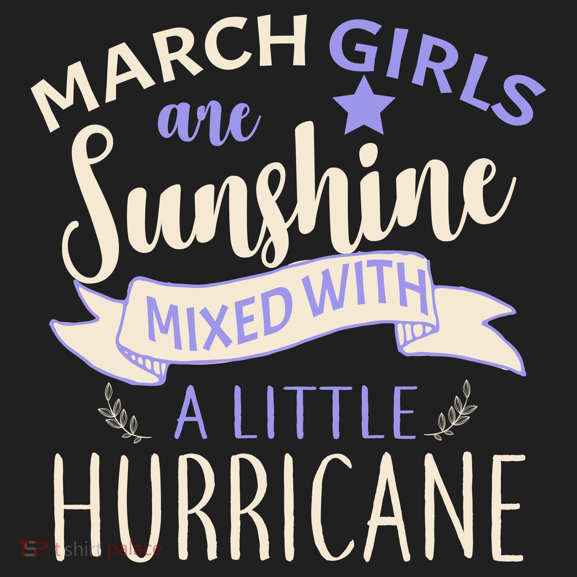March Girls Are Sunshine Mixed With Hurricane Beanie