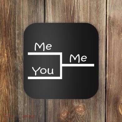 March Me You Bracket I am Better Win Madness Coaster