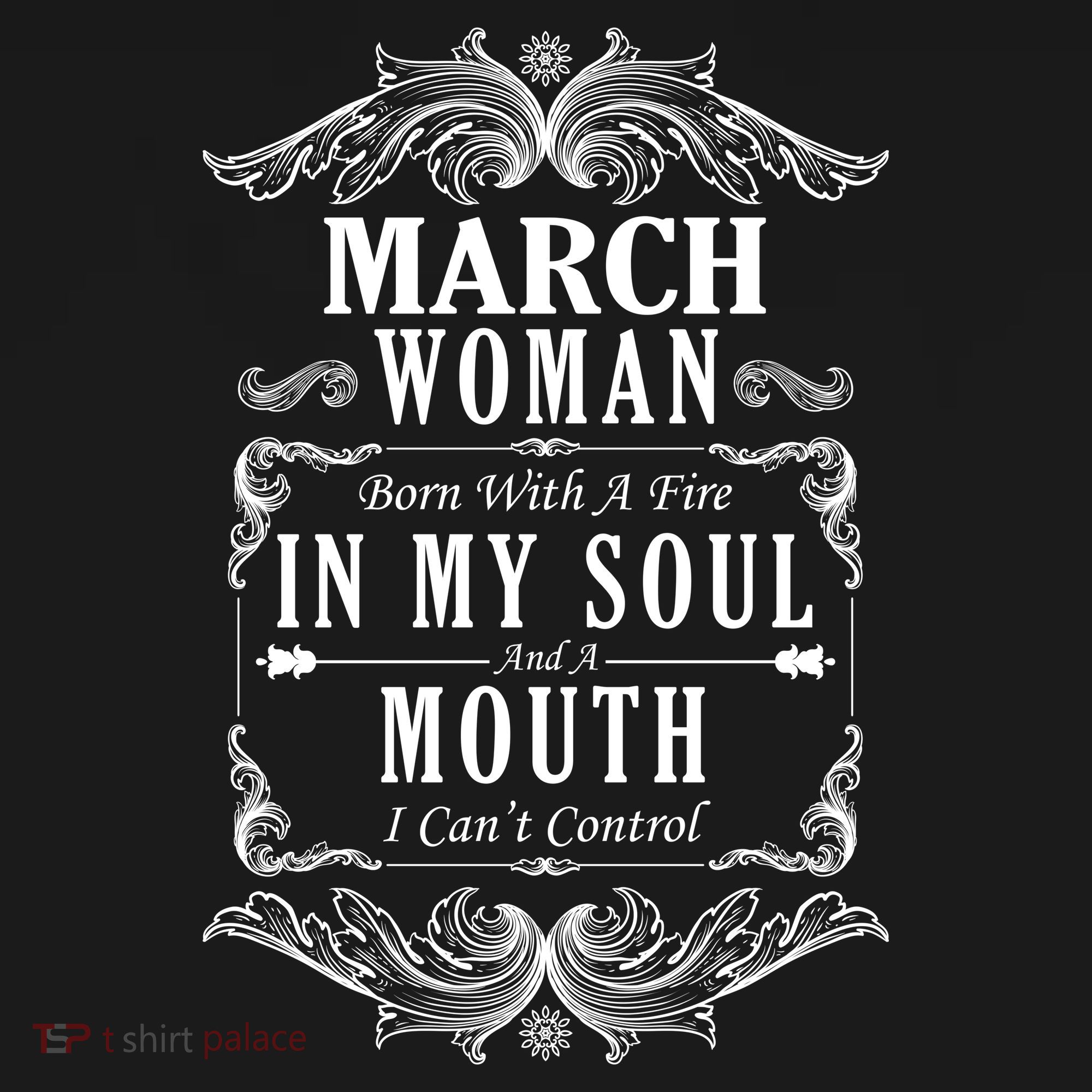 March Woman Funny Birthday Apron