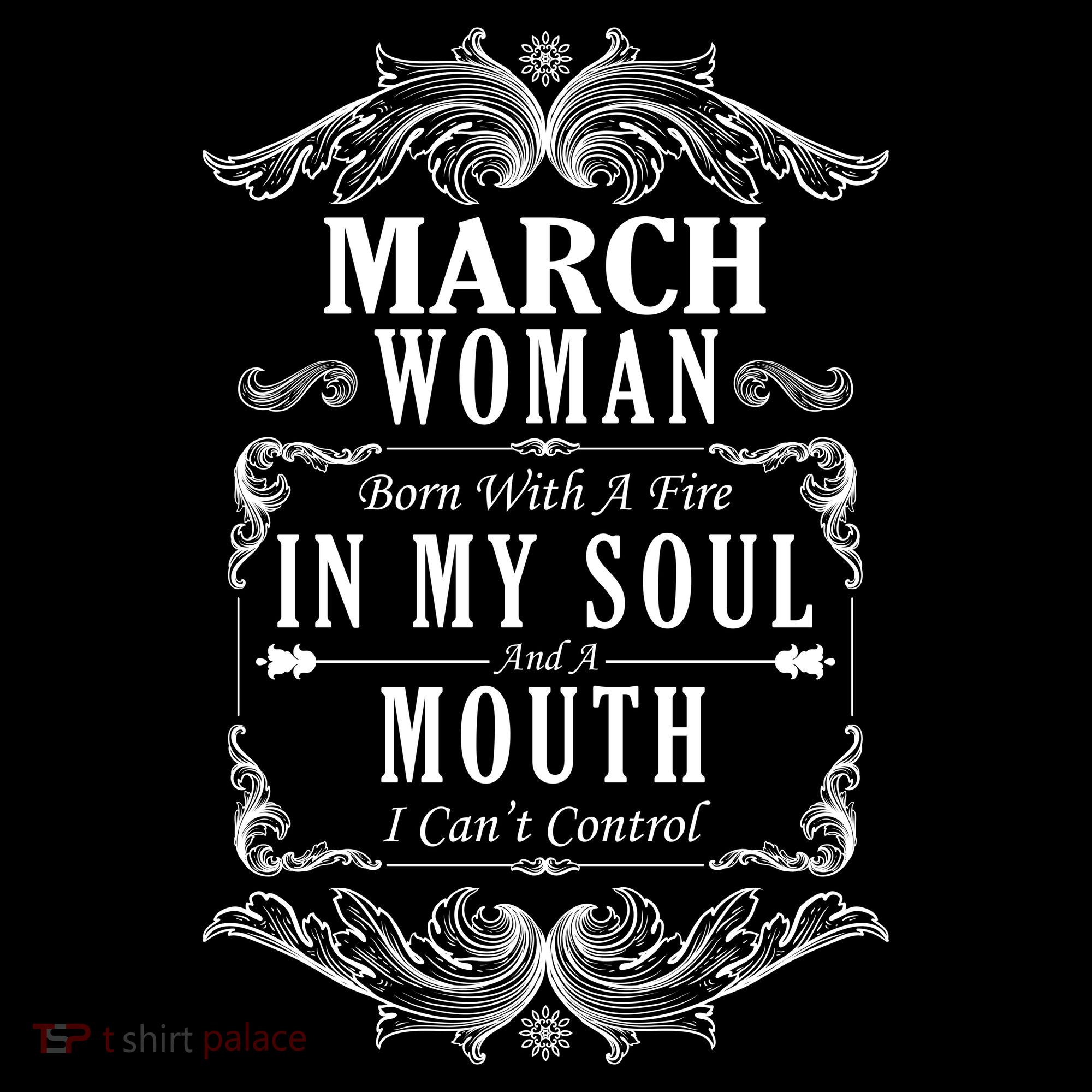 March Woman Funny Birthday Women's Hoodie