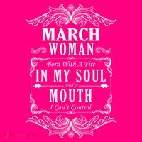 March Woman Funny Birthday Long Sleeve Shirt thumb 2