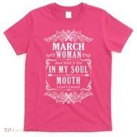 March Woman Funny Birthday T-Shirt thumb 0