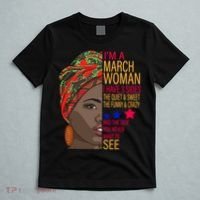 March Woman I Have 3 Sides You Never Want To See T-Shirt thumb 5