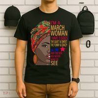 March Woman I Have 3 Sides You Never Want To See T-Shirt thumb 6