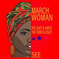 March Woman I Have 3 Sides You Never Want To See Santa Hat thumb 1