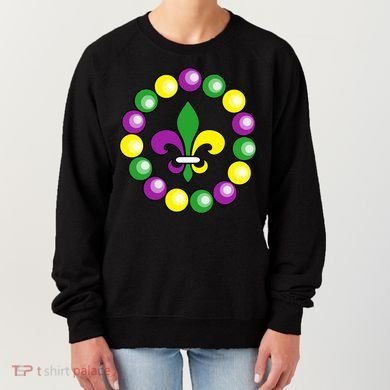 Mardi Gras Beads Women's Sweatshirt