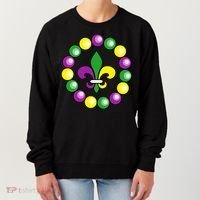 Mardi Gras Beads Women's Sweatshirt thumb 0