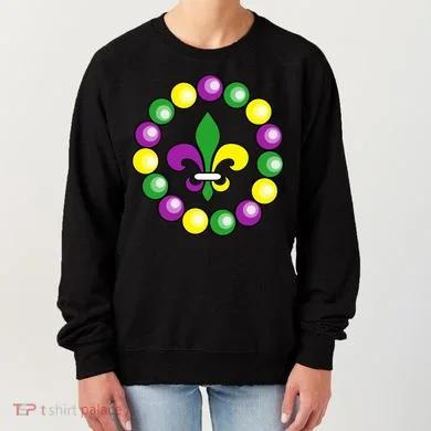 Mardi Gras Beads Women's Sweatshirt