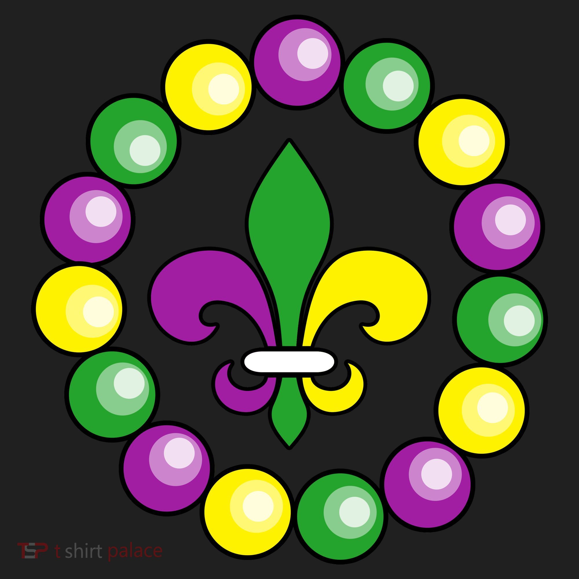 Mardi Gras Beads Women's Sweatshirt