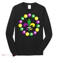 Mardi Gras Beads Long Sleeve Shirt thumb 0