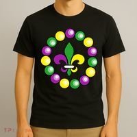 Mardi Gras Beads T-Shirt thumb 3
