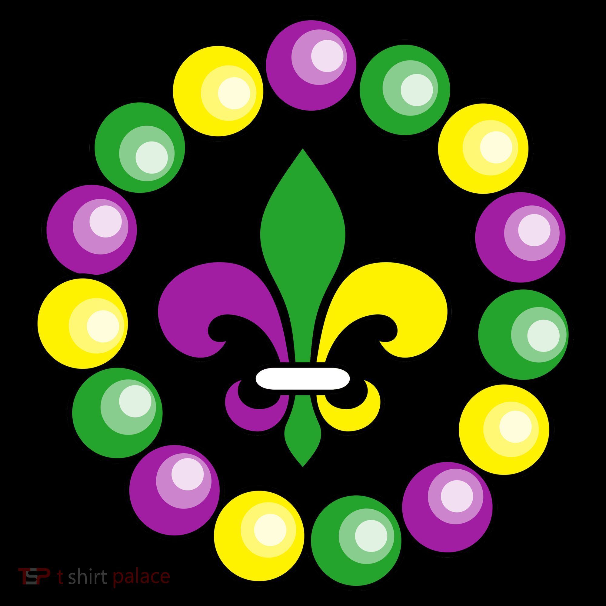 Mardi Gras Beads Bucket Hat