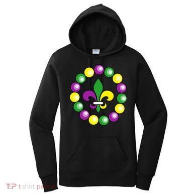 Mardi Gras Beads Women's Hoodie