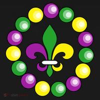 Mardi Gras Beads Ornament thumb 1