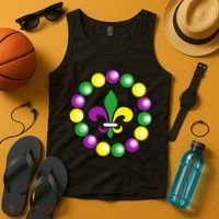 Mardi Gras Beads Tank Top thumb 4