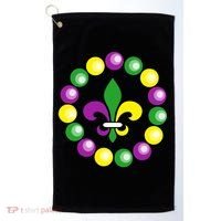Mardi Gras Beads Golf Towel thumb 0