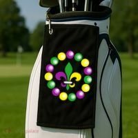 Mardi Gras Beads Golf Towel thumb 2
