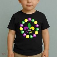 Mardi Gras Beads Toddler T-Shirt thumb 2