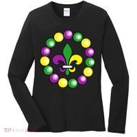 Mardi Gras Beads Women's Long Sleeve Shirt thumb 0