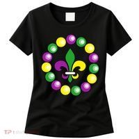 Mardi Gras Beads Women's T-Shirt thumb 0