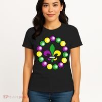 Mardi Gras Beads Women's T-Shirt thumb 4
