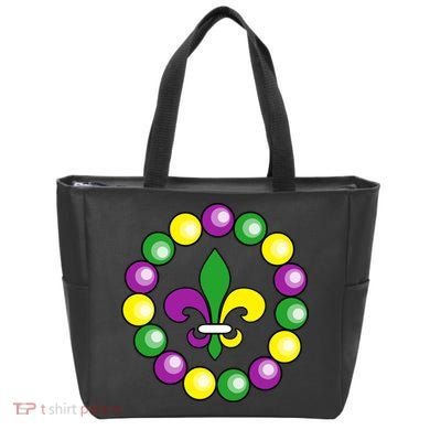 Mardi Gras Beads Tote Bag