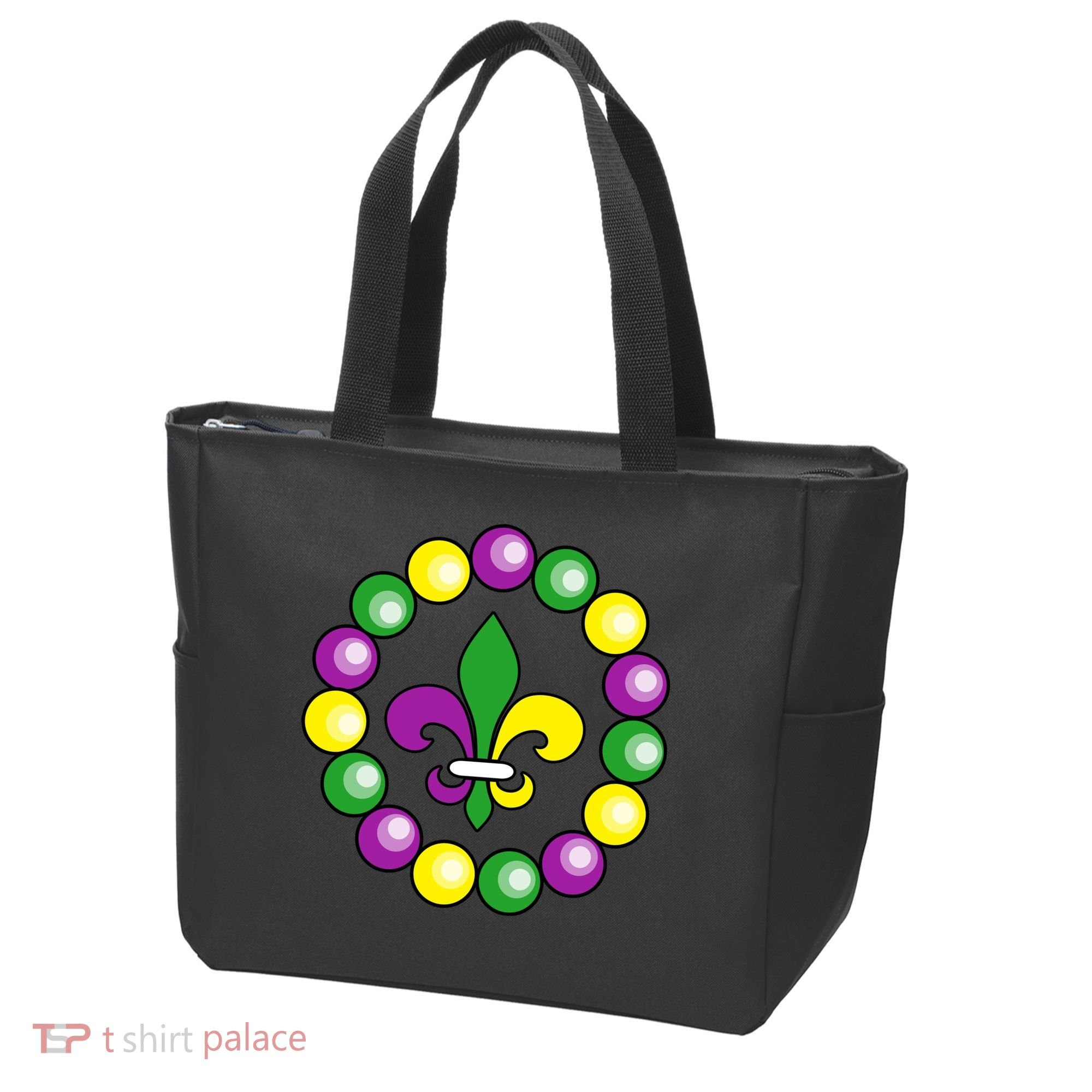 Mardi Gras Beads Tote Bag
