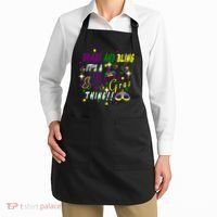 Mardi Gras Beads And Bling Celebration Apron thumb 2