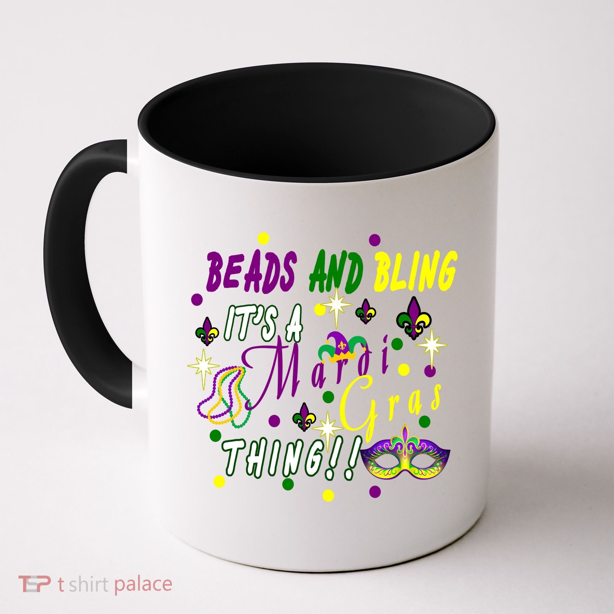 Mardi Gras Beads And Bling Celebration Coffee Mug