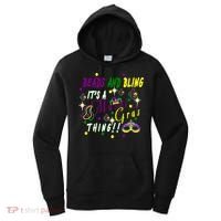 Mardi Gras Beads And Bling Celebration Women's Hoodie thumb 0