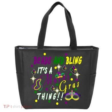 Mardi Gras Beads And Bling Celebration Tote Bag
