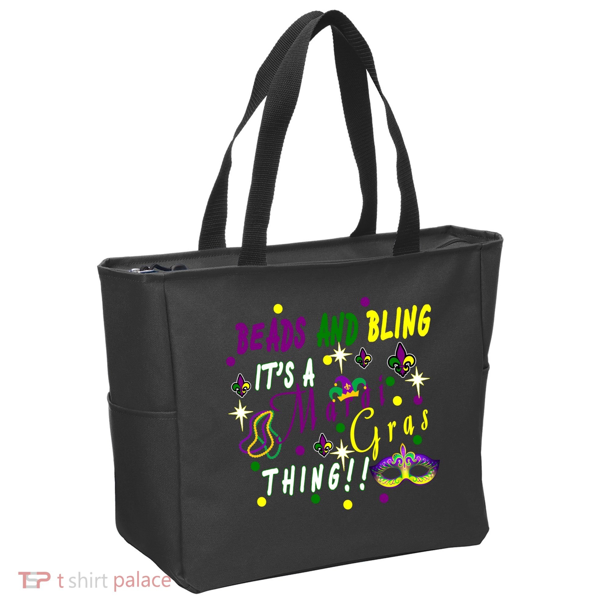 Mardi Gras Beads And Bling Celebration Tote Bag