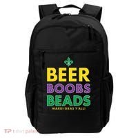 Mardi Gras Beer Boobs Beads Backpack thumb 0